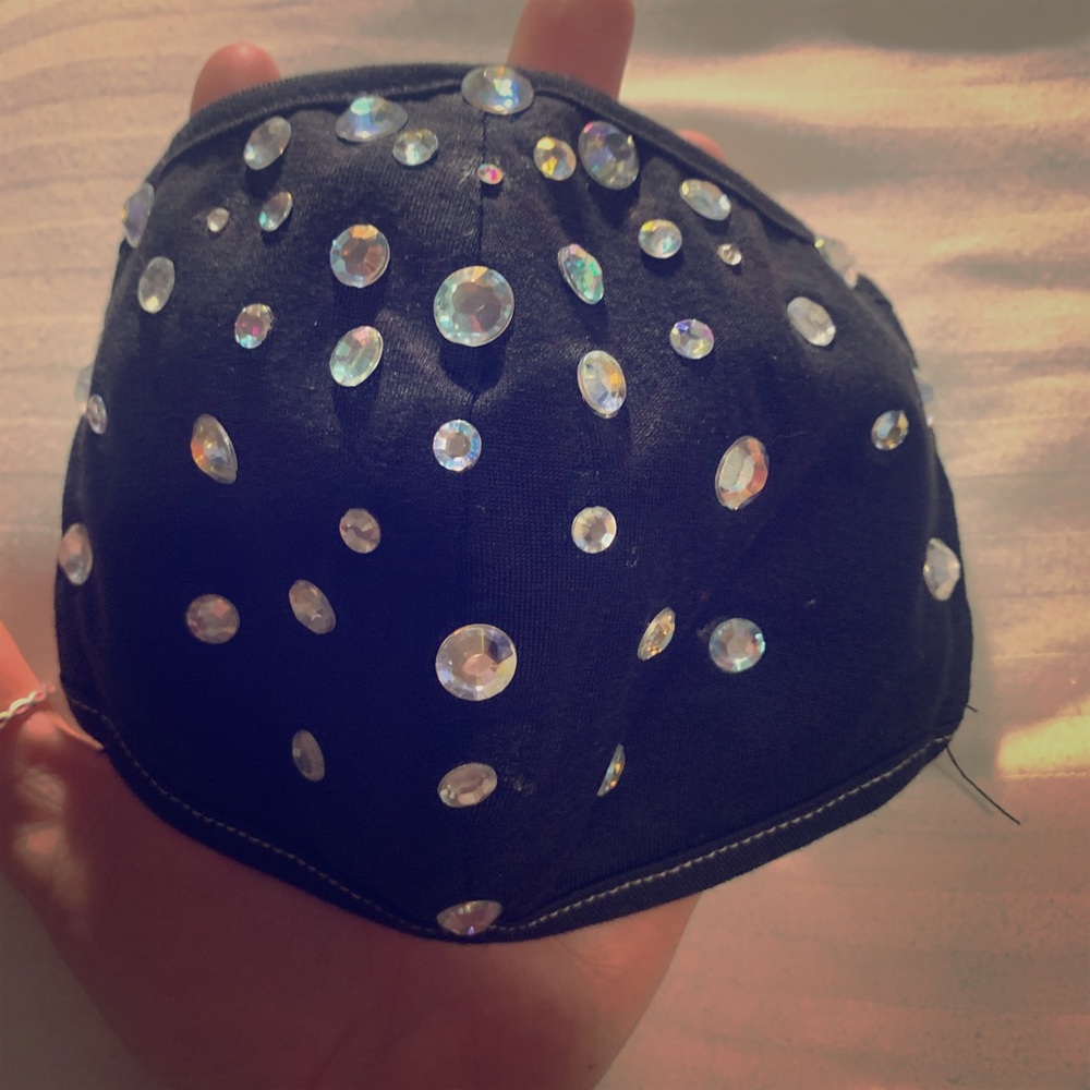 bedazzled face mask